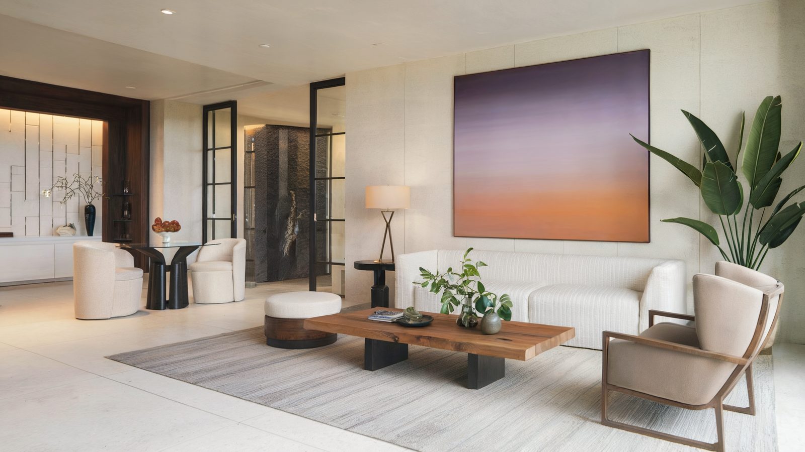 Minimalist high-end interior after a whole house renovation