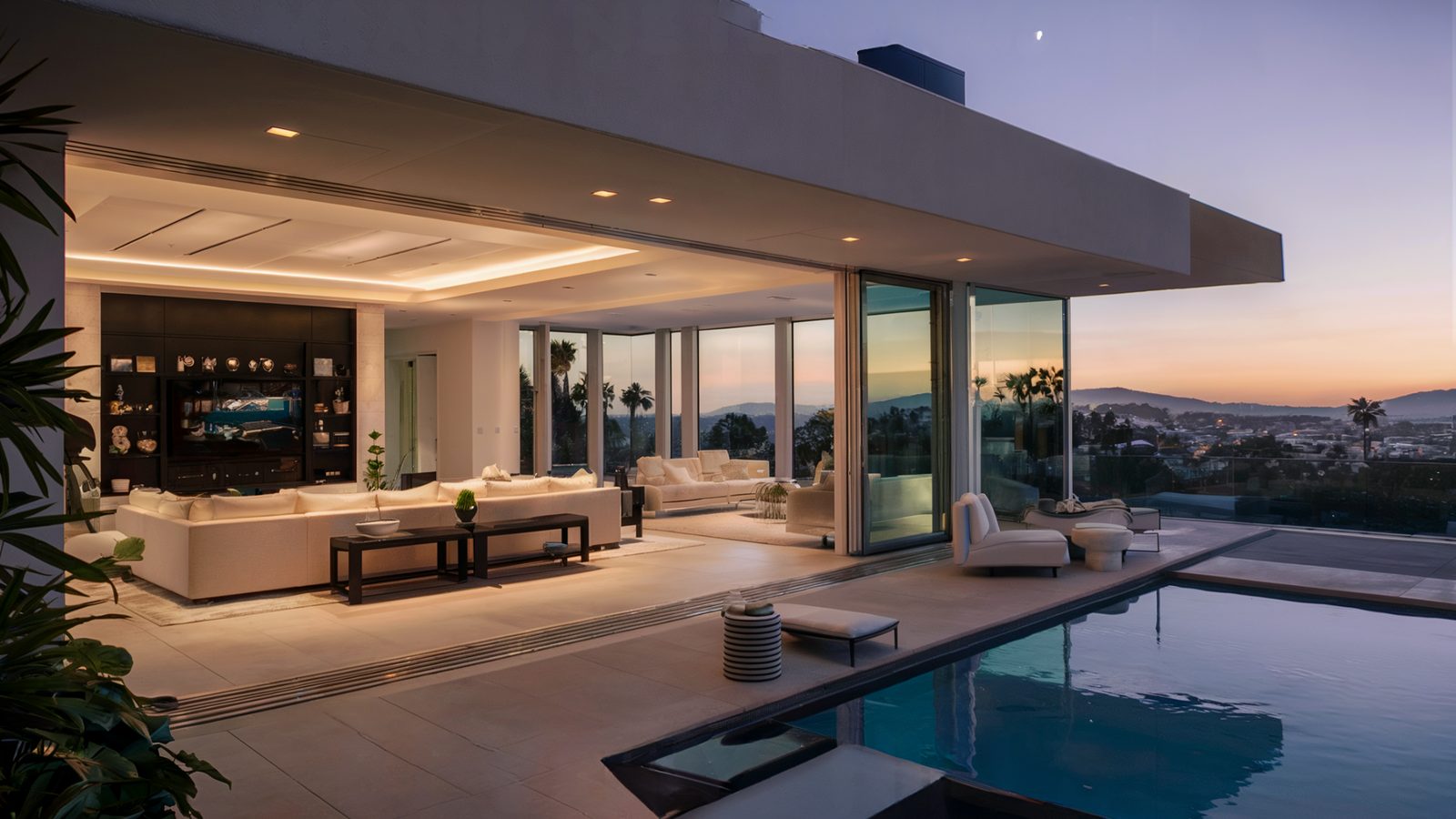 Modern room addition with a new pool by Remodeling Beverly Hills